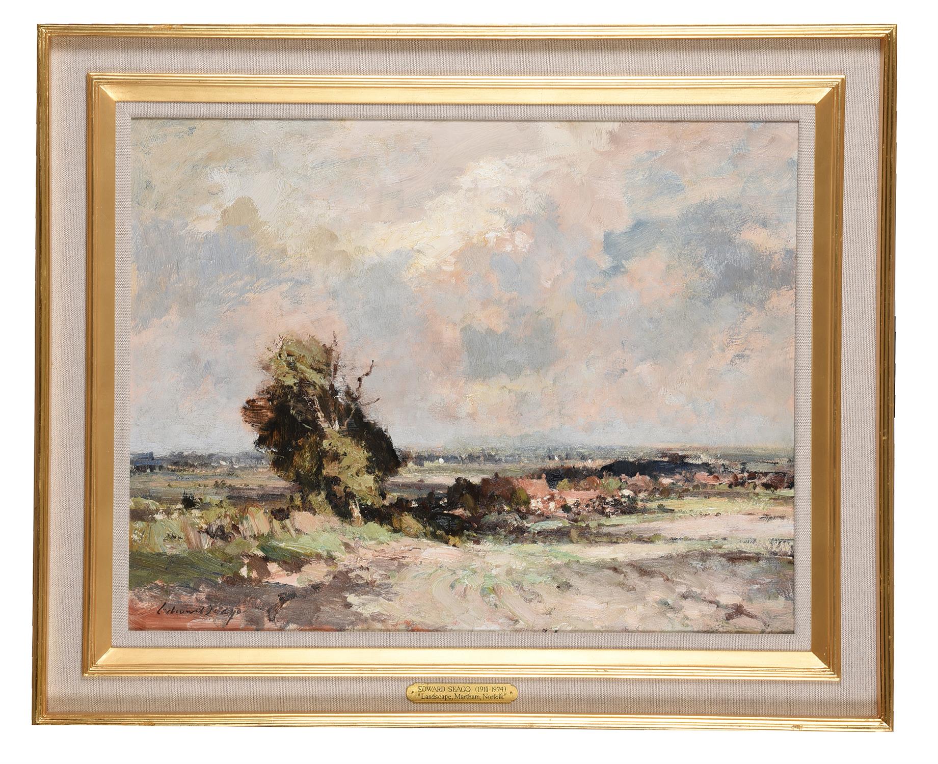 λ Edward Seago (British 1910-1974), Landscape near Martham, Norfolk - Image 2 of 3