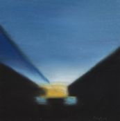 λ Helen Brough (British 20th/21st century), Lightscapes - Charcoal Black, Cerulean Blue