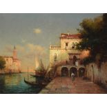 λ Noel Georges Bouvard (French 1912-1975), Venetian view