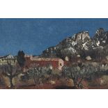 λ Roland Oudot (French 1897-1981), Paysage d'Arizona