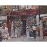 λ Tom Coates (British b. 1941), Outside the hardware store