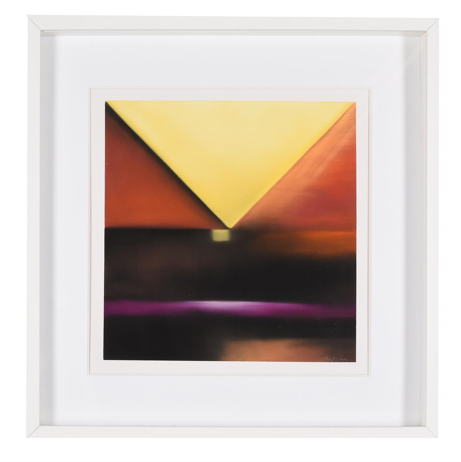 λ Helen Brough (British 20th/21st century), Lightscapes - Cadium Yellow, Burnt Umber - Image 2 of 4