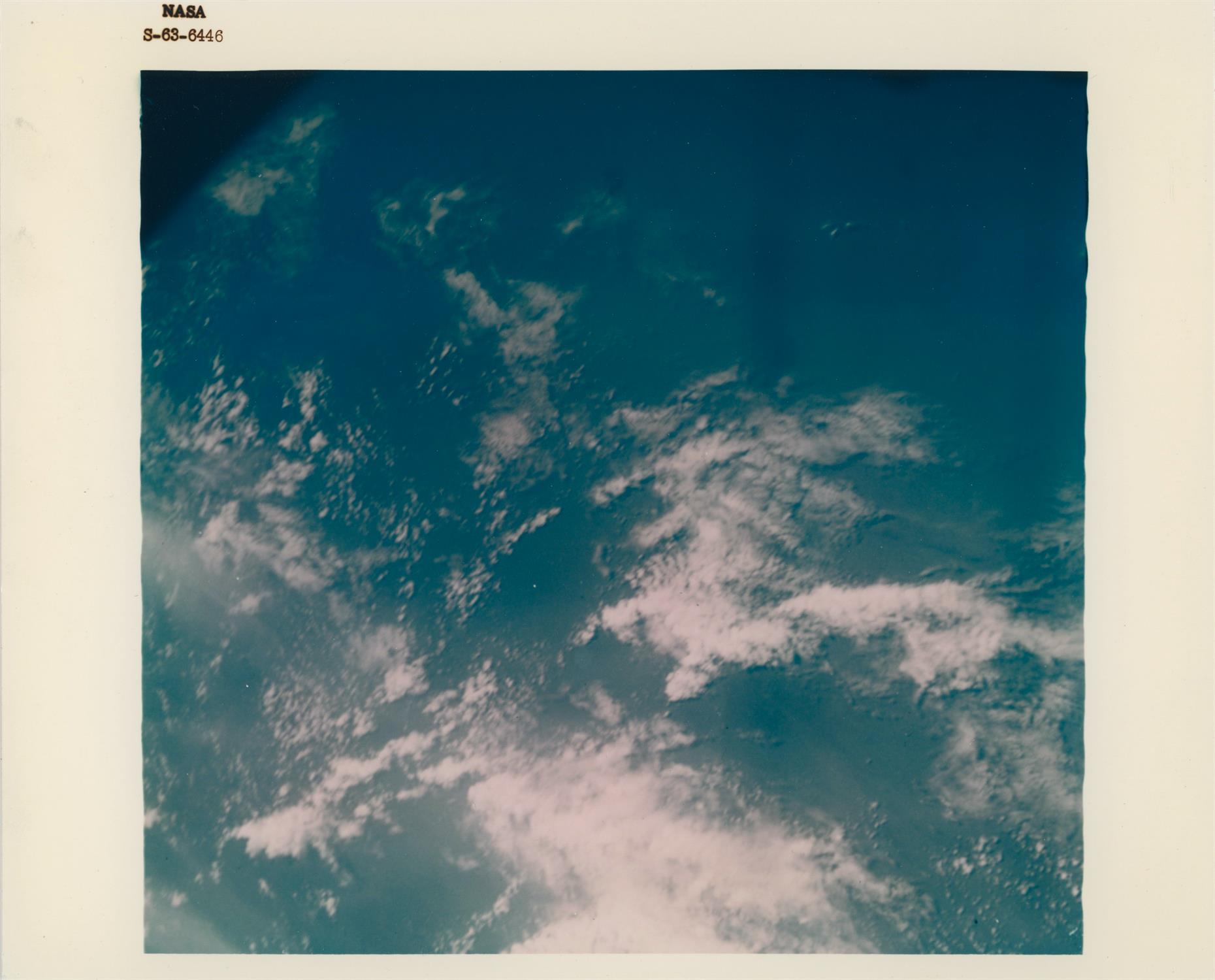 First Hasselblad photographs of the Earth from space [diptych], Mercury Atlas 9, May 1963 - Image 3 of 4