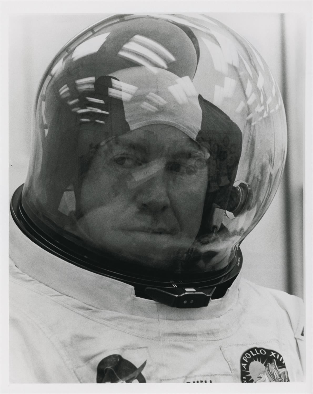 Prime Apollo 13 crew preparing for their mission [four views], Apollo 13, September 1969-April 1970 - Image 6 of 9