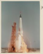 The last one-man US space flight: lift-off, G. Cooper's preparations [5], Mercury Atlas 9, May 1963