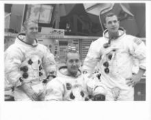 Lunar Module test flight, the crew and the spacecraft during the EVA [six views], Apollo 9, 1969