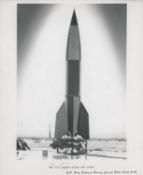 The historic first American rocket to reach outer space, May 10, 1946