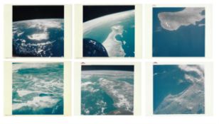 Six orbital views of the Earth: Florida, Mexico, Hawaii, Gemini 5, August 1965