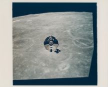 CM 'Charlie Brown', first spacecraft photographed over the lunar surface, Apollo 10, May 1969