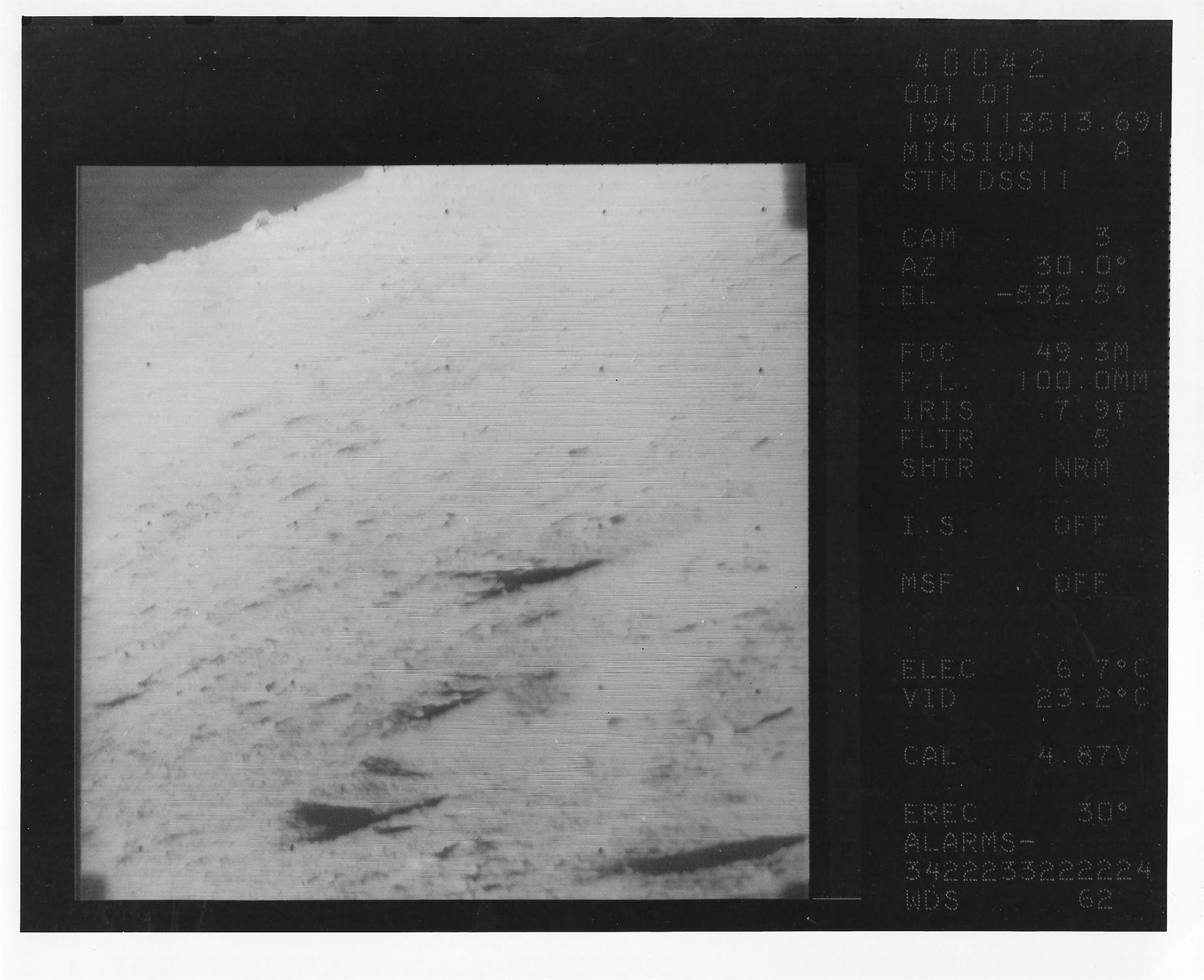 Six views of the lunar surface from the first U.S. soft-lander on the Moon, Surveyor 1, June 1966 - Image 9 of 14