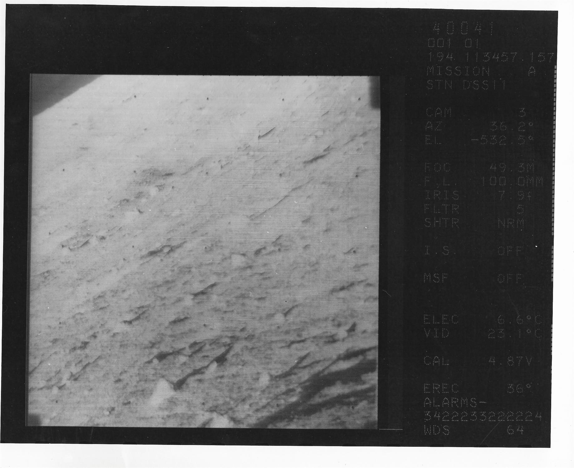 Six views of the lunar surface from the first U.S. soft-lander on the Moon, Surveyor 1, June 1966 - Image 13 of 14