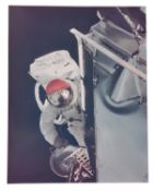 Russell Schweickart during a spacewalk [large format], Apollo 9, March 1969