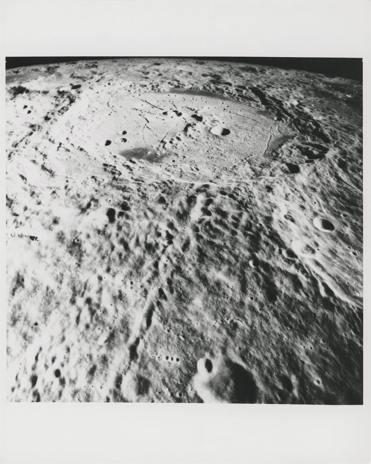 Orbital moonscapes by Fairchild metric and Itek panoramic cameras, Apollo 15, July-August 1971 - Image 2 of 7