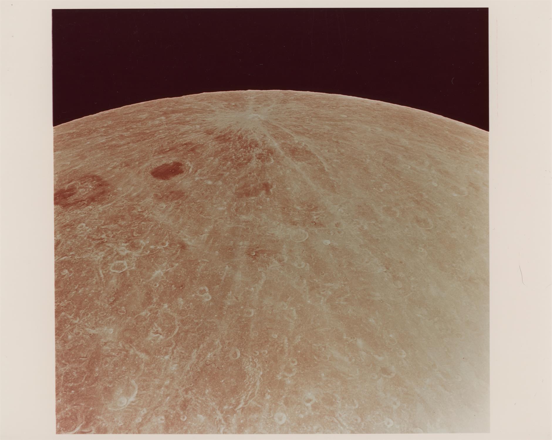 Views of the receding Moon after transearth injection, Apollo 11, July 1969 - Image 4 of 4