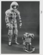 Apollo lunar EVA spacesuit prototype, Project Apollo, October 1963
