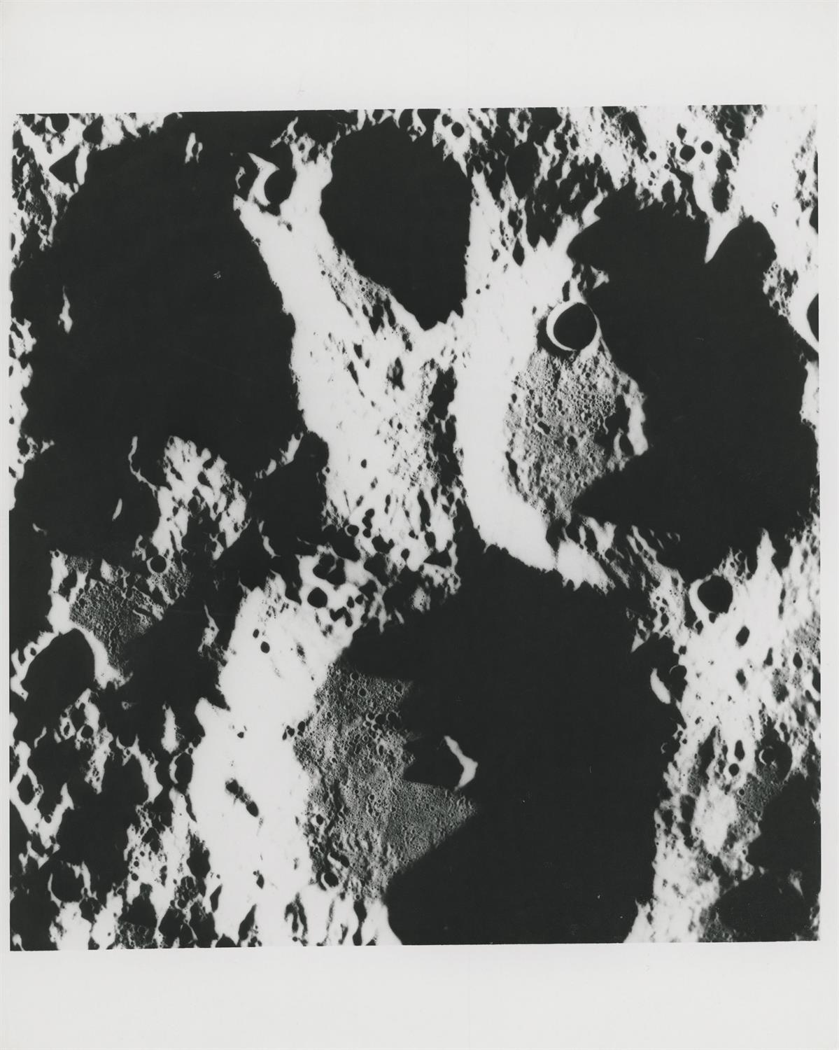 Orbital moonscapes by Fairchild metric and Itek panoramic cameras, Apollo 15, July-August 1971 - Image 6 of 7