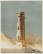 Launch of the second manned lunar orbit mission, Apollo 10, May 1969