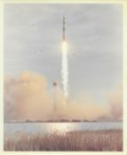 The first lift-off to the Moon, Apollo 8, December 1968