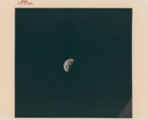 Two views of this island Earth, seen during homebound journey, Apollo 8, December 1968