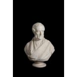 Matthew Noble (British 1818-1876), a marble bust of Frederick Dawes Danvers Esq
