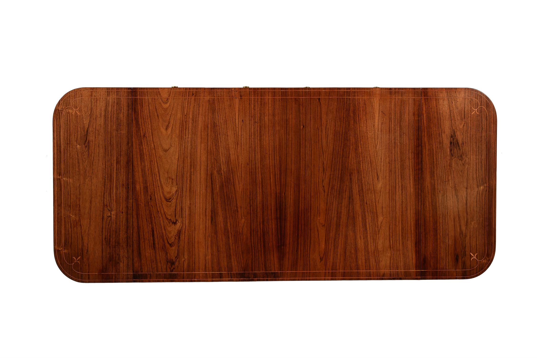 Y A Regency rosewood sofa table - Image 3 of 4