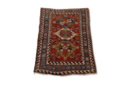 A Kazak rug