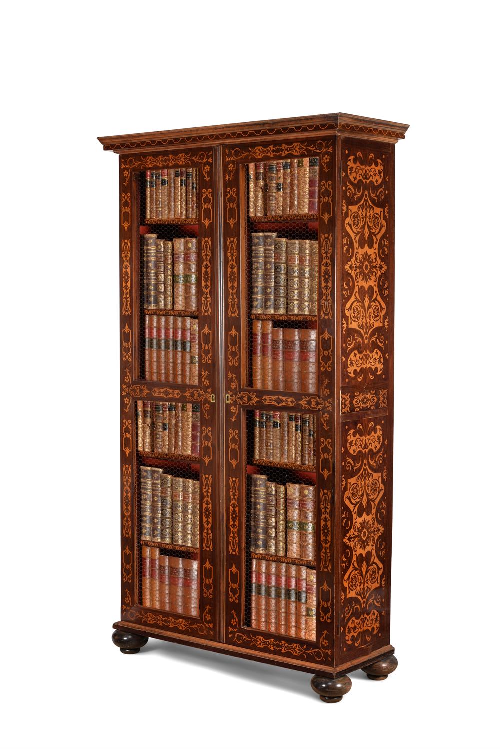 A pair of French marquetry bookcases, in Louis XVI style, late 18th century - Image 4 of 6