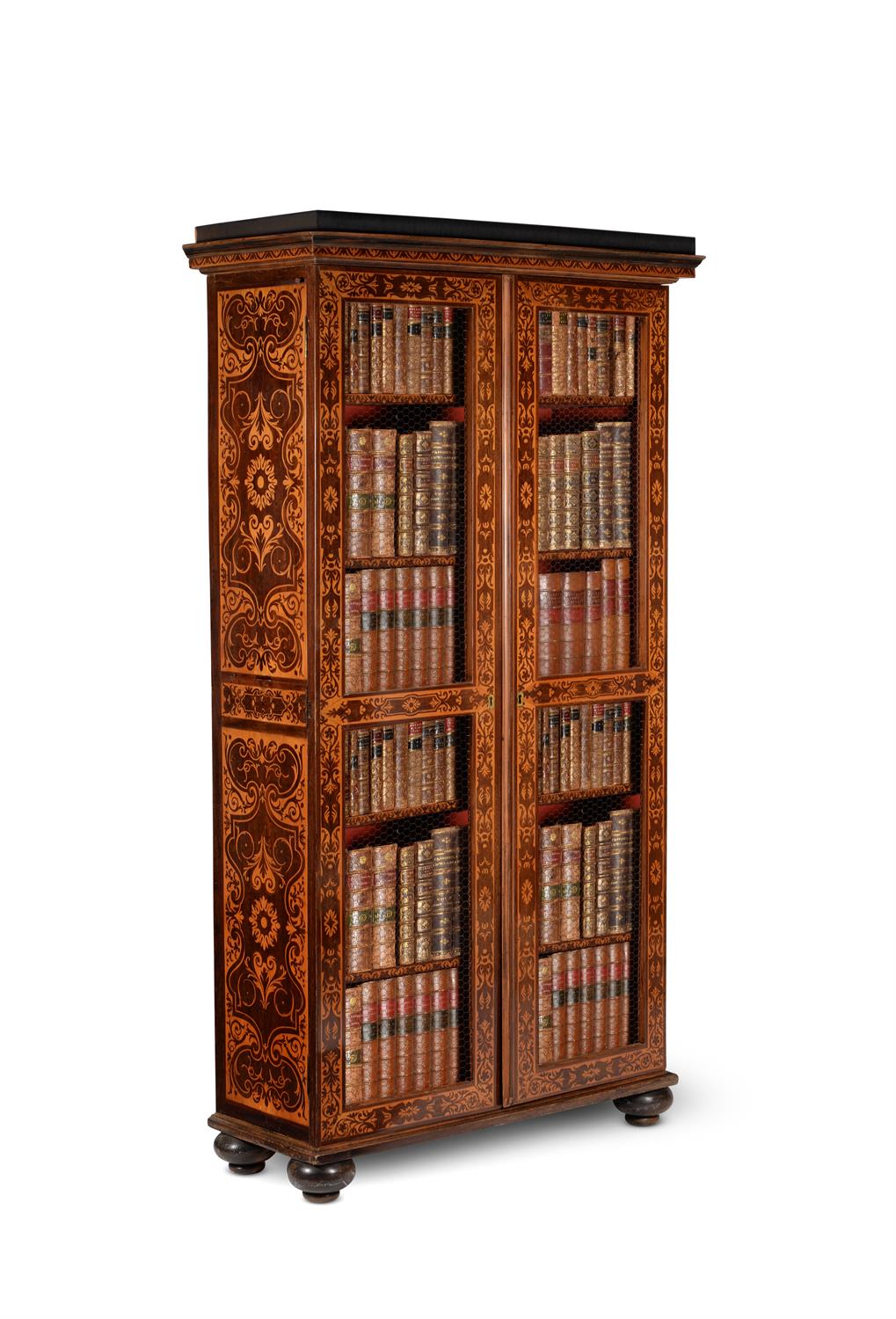 A pair of French marquetry bookcases, in Louis XVI style, late 18th century - Image 3 of 6