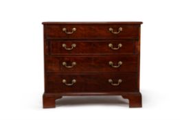 A George III mahogany dressing chest