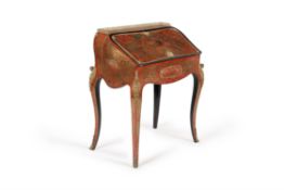 A Victorian 'Boulle' marquetry and gilt metal mounted bureau de dame