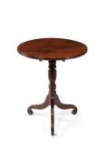 A George IV mahogany tripod table