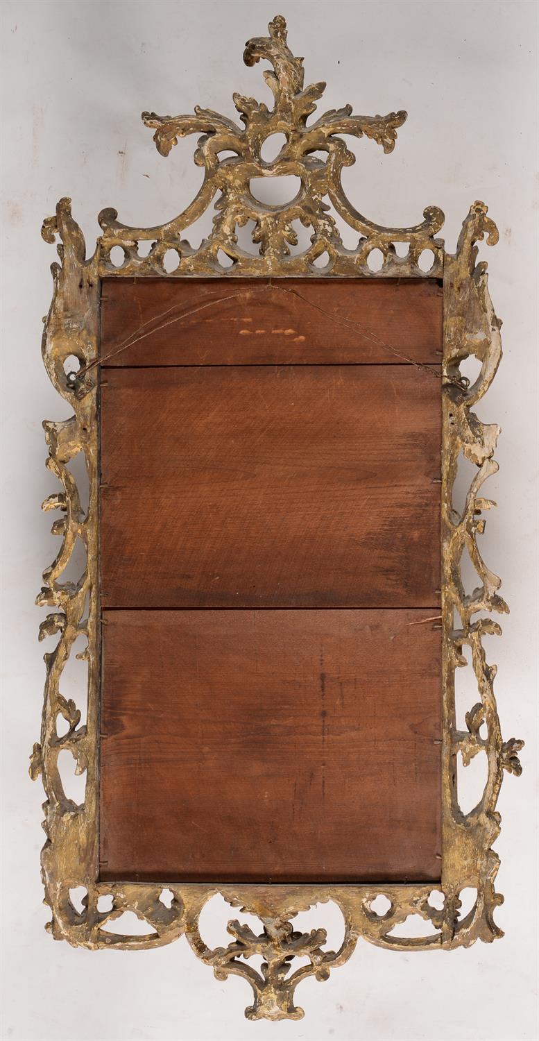 A George III giltwood wall mirror, circa 1760 - Image 3 of 3