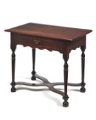 A William & Mary oak side table, circa 1690