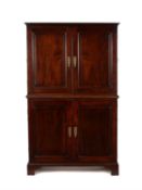 A George II mahogany cabinet