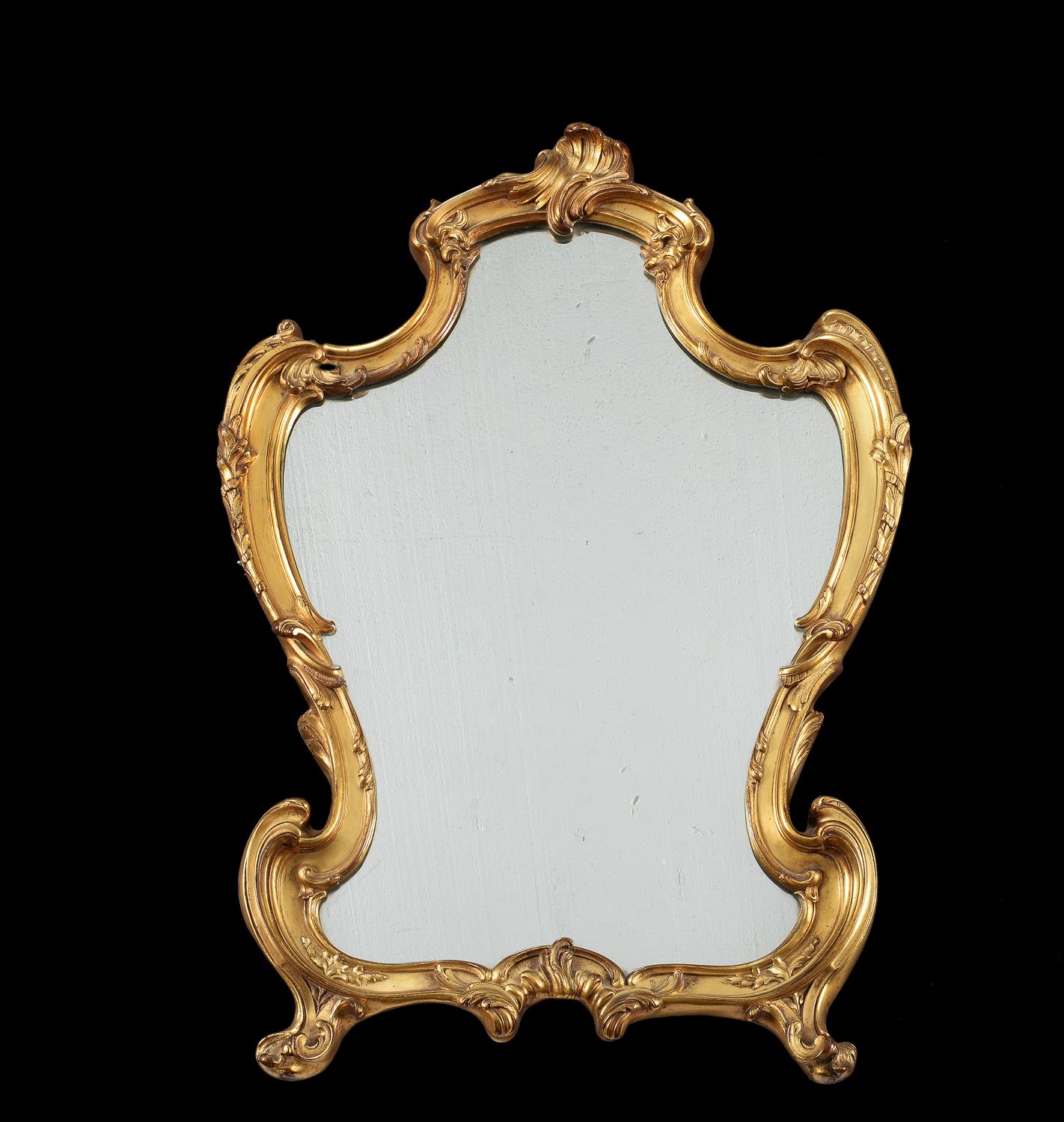 A French ormolu mirror, late 19th century