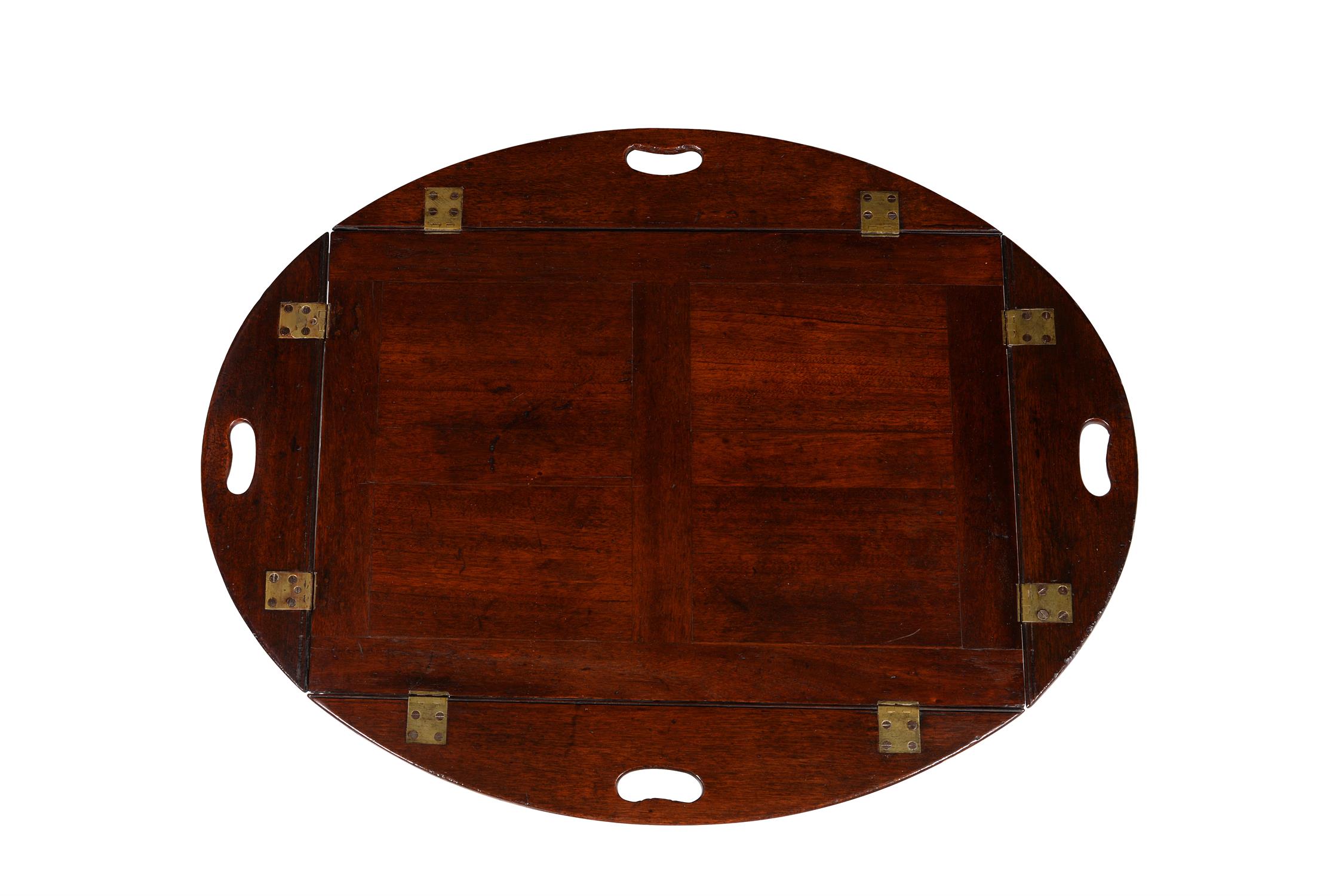 A George III mahogany butler's tray on stand - Image 2 of 3