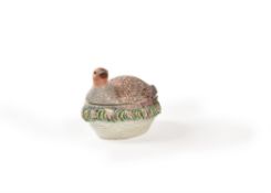 A Worcester partridge tureen and cover