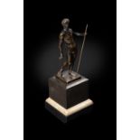 Follower of Barthélemy Prieur (French, 1540-1611), a fine patinated bronze model of Adonis