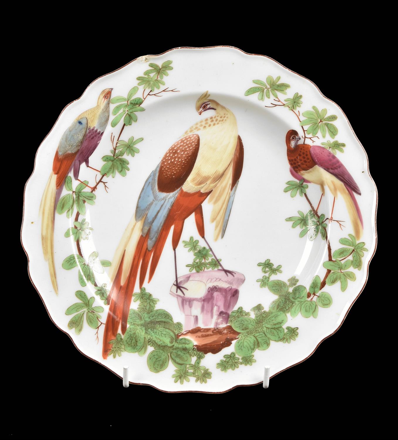 A selection of Chelsea polychrome porcelain - Image 2 of 4