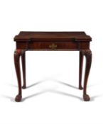 A George II mahogany tea table