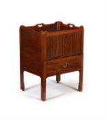 A George III mahogany night commode