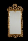 A pair of giltwood wall mirrors