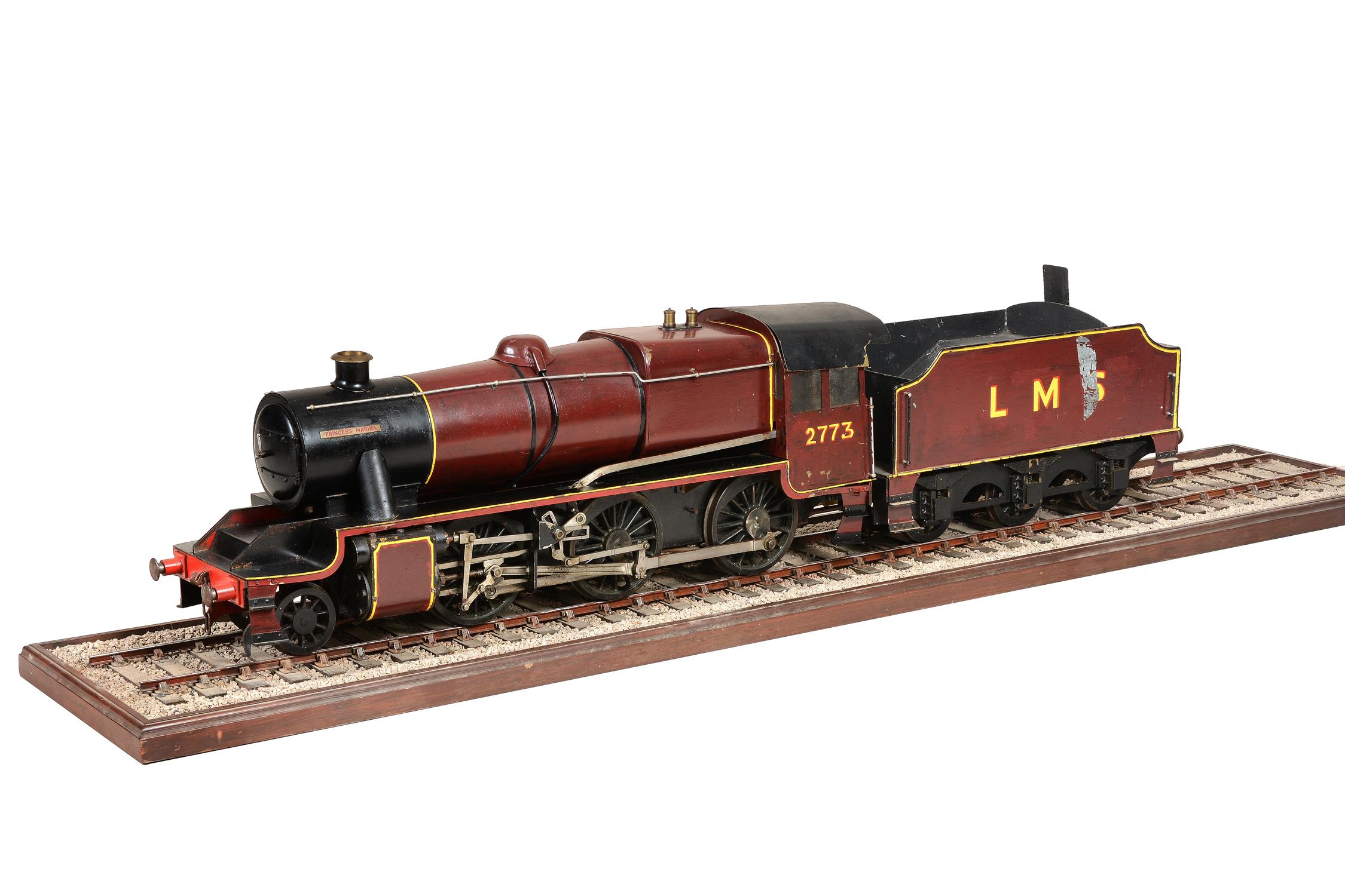 A 5 inch gauge model of a London Midland and Scottish 2-6-0 tender Locomotive No 2773 'Princess Mari - Image 2 of 4