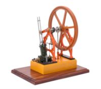 An exhibition standard model of Kientzy Oscillating engine of circa 1850