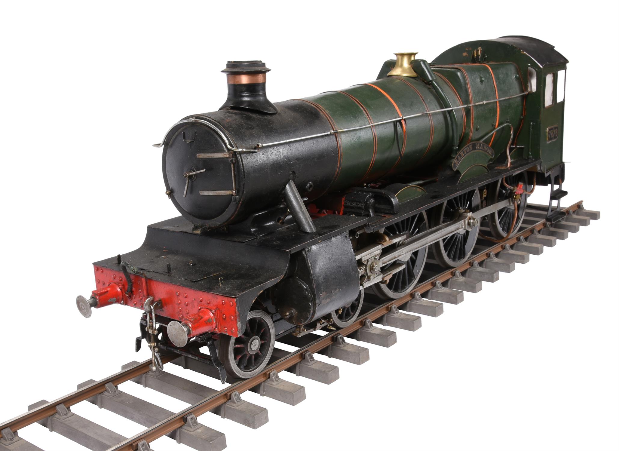 A 5 inch gauge model of a 4-6-0 Great Western Manor class tender locomotive No 7876 'Barton Manor' - Image 2 of 3