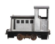 A 5 inch gauge model of a 0-4-0 diesel shunter