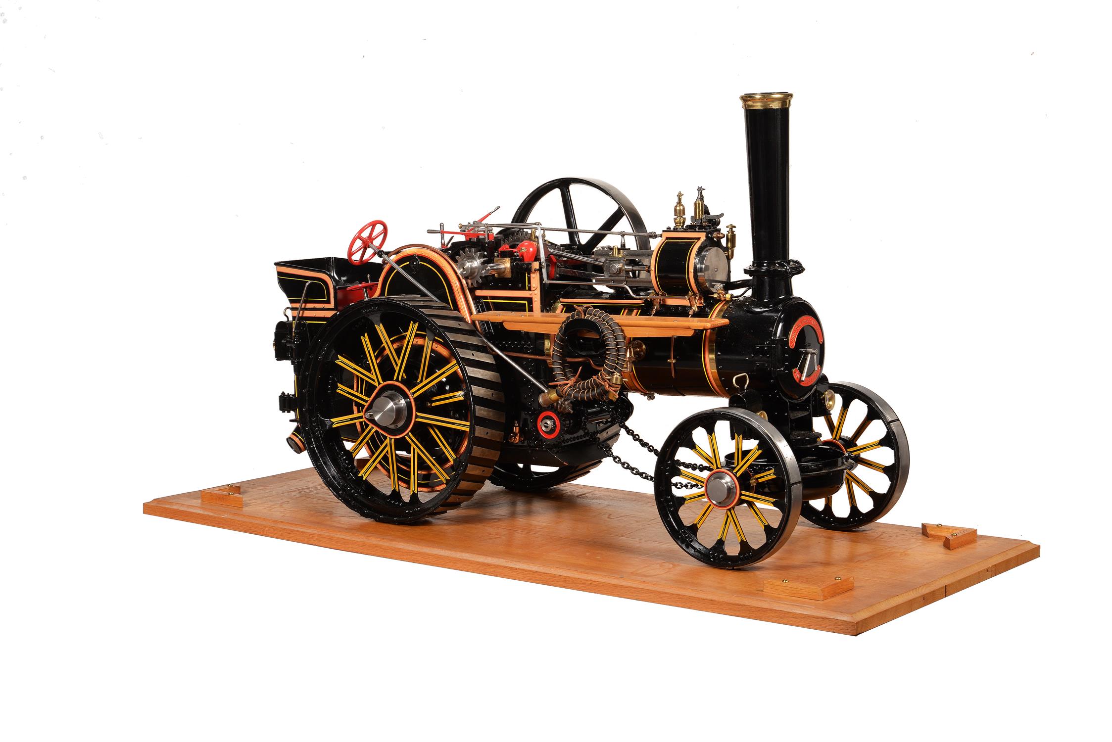 An exhibition medal winning model of a two inch scale Fowler A7 agricultural traction engine - Image 2 of 4