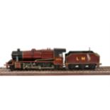 A 5 inch gauge model of a London Midland and Scottish 2-6-0 tender Locomotive No 2773 'Princess Mari