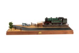 A model of a 2 1/2 inch gauge Great Central 4-6-2 side tank locomotive No 165