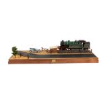 A model of a 2 1/2 inch gauge Great Central 4-6-2 side tank locomotive No 165